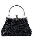 Vintage Style Beaded And Sequined Evening Bag Wedding Party Handbag Clutch Purse