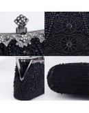 Vintage Style Beaded And Sequined Evening Bag Wedding Party Handbag Clutch Purse