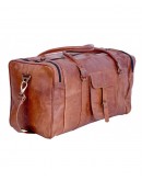 KPL 21 Inch Vintage Leather Duffel Travel Gym Sports Overnight Weekend Duffel Bag