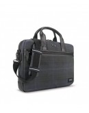 Bryce Waxed Canvas Slim Brief- Plaid