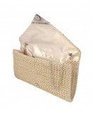 Natural Straw Clutch - Natrural