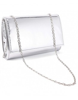 Gloss Patent Leather Prom Clutch Shoulder Bag